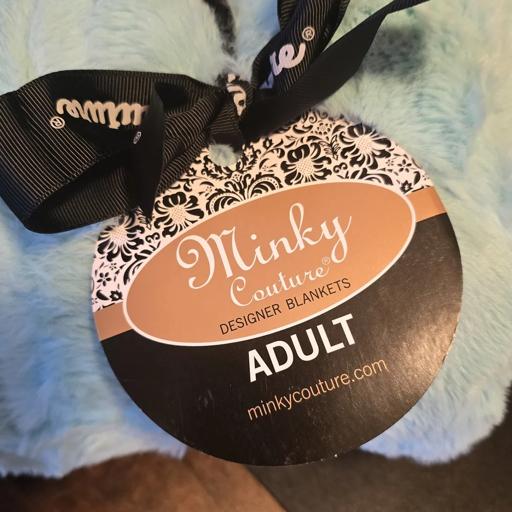Minky Couture Designer Blanket - Blue